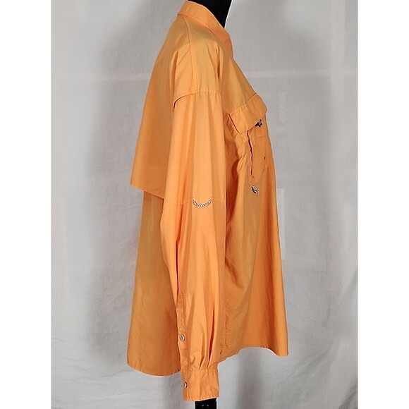Columbia PFG Omni Shade Shirt Mens X-Large Long Sleeve Fishing Hiking Button Up - Picture 7 of 16
